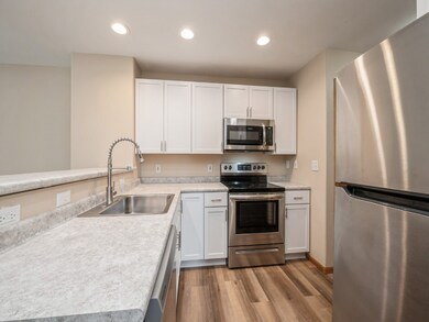 Plentiful counter space with high arc faucet & big