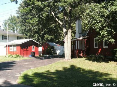 Exterior Front Driveway view of Workshop, shed for