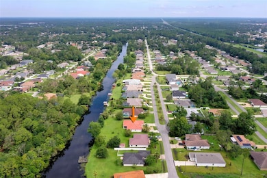 Located on a wide freshwater canal