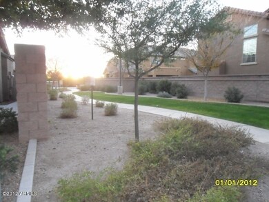 green belt next to house