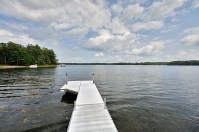 The sellers are including the aluminum dock in the sale of the cabin.
