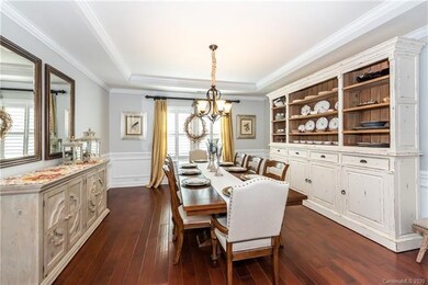 Spacious Dining Room with ceiling detail and beaut