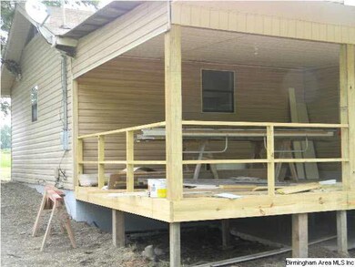 Deck construction is underway. Deck will be underp