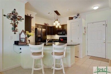 Entryway has tile flooring!