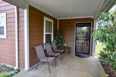 Enough room for your glider and a few hanging ferns. 