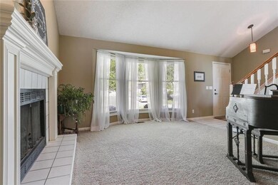 Alternate view of the living room toward the front