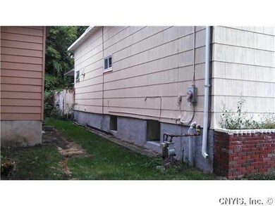 Exterior Front. Other side of house.  Has rain gut