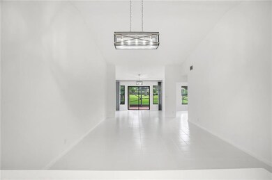 Dining area and living room