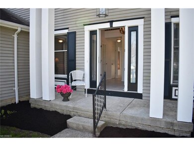Inviting front stoop welcomes you into the home.