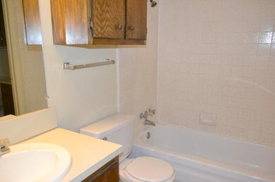Full bathroom with vanity, shower / bathing tub co