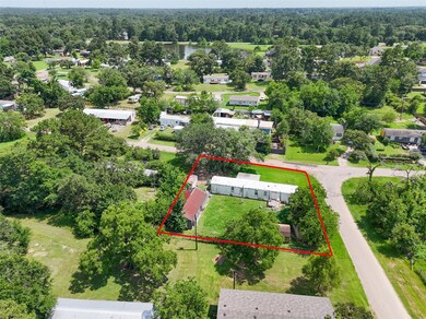 Bird’s-eye view reveals the property's proximity t