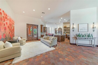 Open living with 100 year old reclaimed French Ter