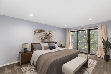 Virtual Staged Primary Bedroom Boulder