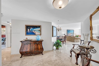 Expansive entry to the property