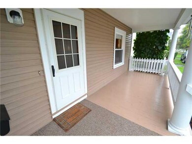 Exterior Front. Porch.