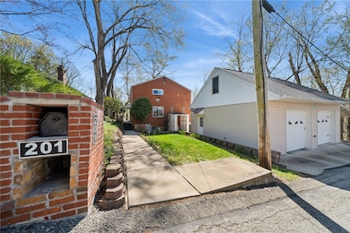Tucked back on a quiet street in Oakmont.