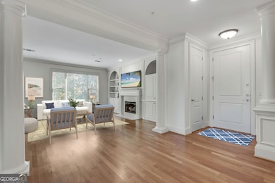 Entry Foyer and Living Room - Virtually Staged