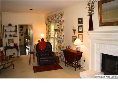 Family Room with fireplace with gas starter.