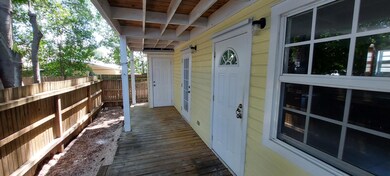 Unit B outside area