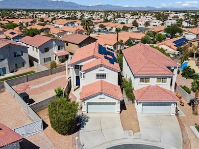 Aerial perspective of suburban area featuring a mo