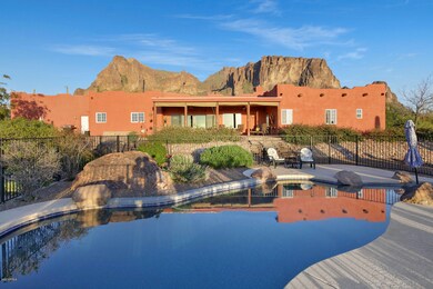 Superstition Mountain Back Drop