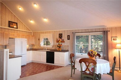 Nice open concept! Cook dinner and...