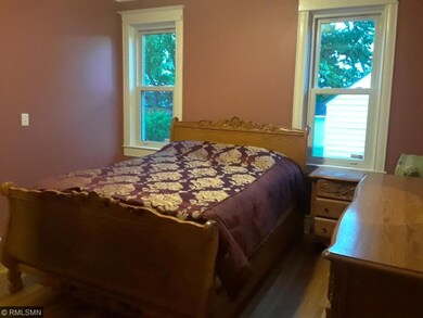Freshly painted Master bedroom on the Main floor. 