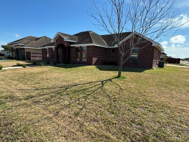View of front of home featuring a front yard