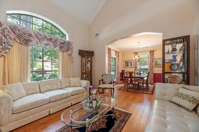 Formal living and dining rooms are at the front of the house.