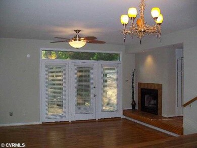 Living Room - French Doors, a fireplace and beauti