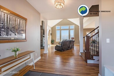 Bluff View Wasilla Home for sale on Barn