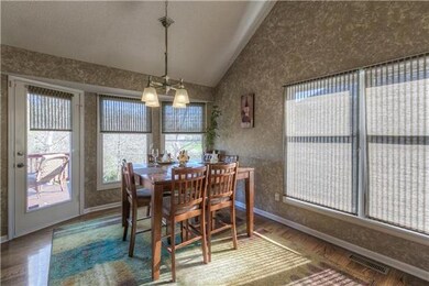dining area off the kitchen