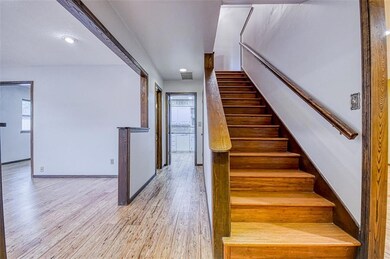 1708 S Berry Rd, View from front door.  Hallway to