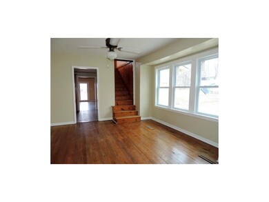 Huge dining room wood stairs to 3rd bedroom