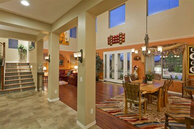 Staircase & Living Room