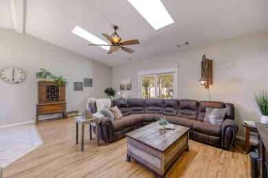 Living Room with Skylights