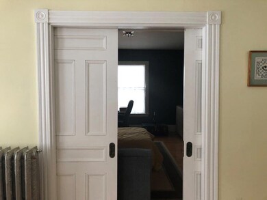 Pocket doors to living room