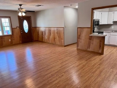 Open concept living/dining