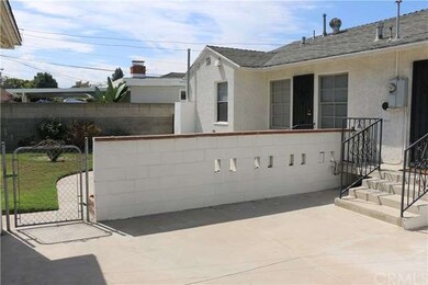 Another view of the fenced backyard.