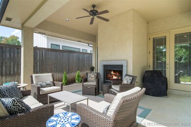Wonderful wood-burning fireplace
