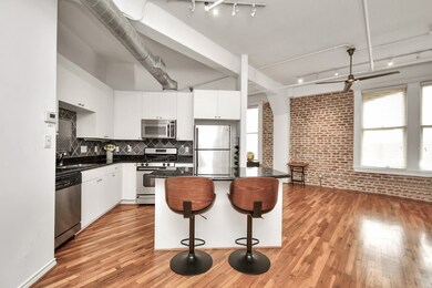This chef's kitchen has plenty of natural light an