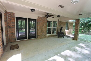 Covered back porch