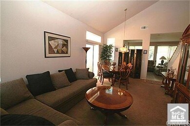 Warm living room in neutral decor.