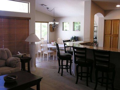 View of dining room from great room