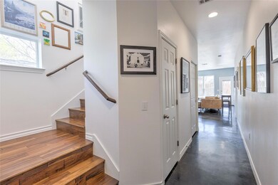 Hallway featuring recessed lighting, baseboards, 