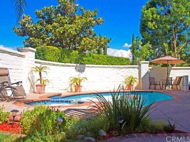 Looking from patio towards pool