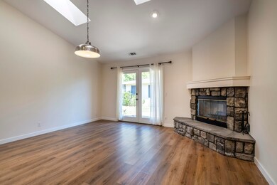 Family room opens to yard