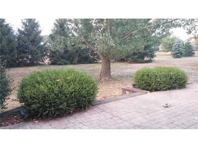 Patio overlooking yard.