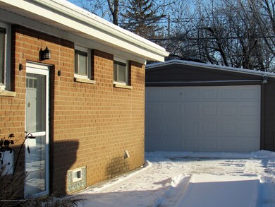 Side door and garage