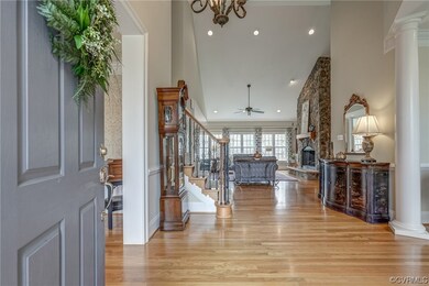 Gleaming hardwoods greet you and extend throughout